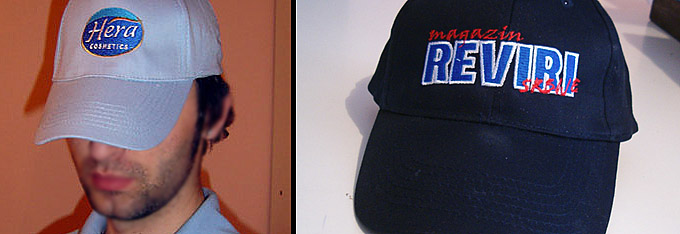 embroidery on caps